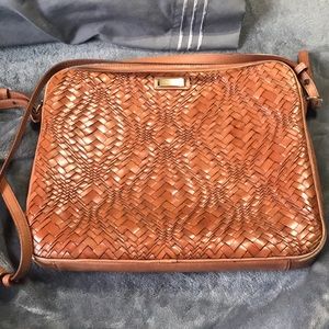 Brown Cole Haan laptop bag